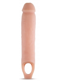 Телесная насадка на пенис 11.5 Inch Cock Sheath Penis Extender - 29,2 см. - Blush Novelties - в Норильске купить с доставкой