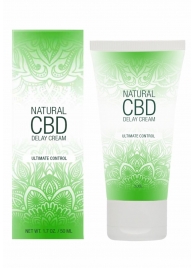 Крем-пролонгатор Natural CBD Delay Cream - 50 мл. - Shots Media BV - купить с доставкой в Норильске