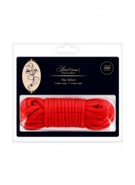 Красная веревка для фиксации - 10 м. - Sweet Caress - купить с доставкой в Норильске