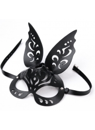 Черная ажурная маска  Зайка  с ушками - Crazy Handmade - купить с доставкой в Норильске