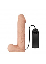 Женский поясной страпон с вибрацией - 26 см. - Baile - купить с доставкой в Норильске