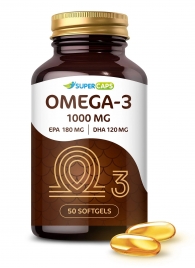 Пищевая добавка SuperCaps OMEGA-3 - 50 капсул (1000 мг) - SuperCaps - купить с доставкой в Норильске