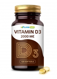 Пищевая добавка SuperCaps VITAMIN D3 2000 ME - 120 капсул - SuperCaps - купить с доставкой в Норильске