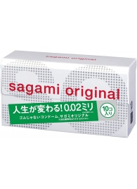 Ультратонкие презервативы Sagami Original 0.02 - 10 шт. - Sagami - купить с доставкой в Норильске