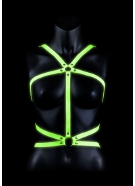 Портупея Body Harness с неоновым эффектом - размер L-XL - Shots Media BV - купить с доставкой в Норильске