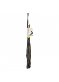 Черная плеть с желтой рукоятью Boundless Flogger - 69,25 см. - California Exotic Novelties - купить с доставкой в Норильске