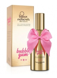 Гель с ароматом жвачки Bubblegum 2-in-1 Scented Silicone Massage And Intimate Gel - 100 мл. - Bijoux Indiscrets - купить с доставкой в Норильске