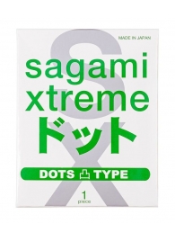 Презерватив Sagami Xtreme Type-E с точками - 1 шт. - Sagami - купить с доставкой в Норильске