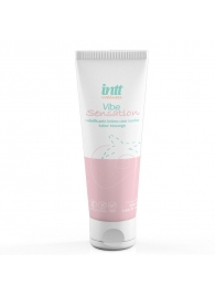 Лубрикант на водной основе Vibe Sensation с клубничным вкусом и легким вибрирующим эффектом - 50 гр. - INTT - купить с доставкой в Норильске