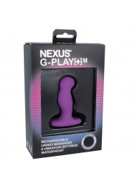 Фиолетовая вибровтулка Nexus G-Play+ M - Nexus Range - в Норильске купить с доставкой