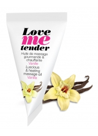Съедобное согревающее массажное масло Love Me Tender Vanilla с ароматом ванили - 10 мл. - Love to Love - купить с доставкой в Норильске