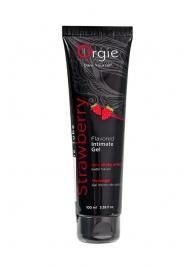 Интимный гель на водной основе Lube Tube Strawberry с клубничным вкусом - 100 мл. - ORGIE - купить с доставкой в Норильске