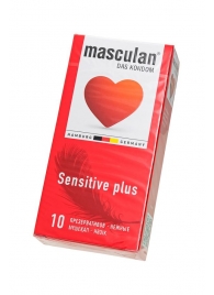 Презервативы Masculan Sensitive plus - 10 шт. - Masculan - купить с доставкой в Норильске