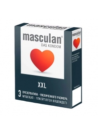 Презервативы увеличенного размера Masculan XXL - 3 шт. - Masculan - купить с доставкой в Норильске