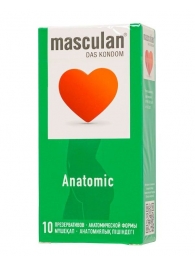 Презервативы анатомической формы Masculan Anatomic - 10 шт. - Masculan - купить с доставкой в Норильске