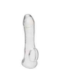 Прозрачная насадка на пенис Transparent Penis Enhancing Sleeve Extension - 15,9 см. - BlueLine - в Норильске купить с доставкой