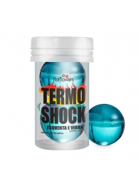 Интимный гель Termo Shock Hot Ball с разогревающе-покалывающим эффектом (2 шарика по 3 гр.) - HotFlowers - купить с доставкой в Норильске