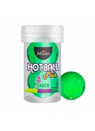 Лубрикант на силиконовой основе Hot Ball Plus с покалывающим эффектом (2 шарика по 3 гр.) - HotFlowers - купить с доставкой в Норильске