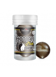 Анальный лубрикант на масляной основе Hot Ball Plus Conforto (2 шарика по 3 гр.) - HotFlowers - купить с доставкой в Норильске