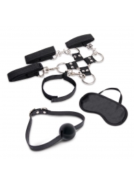 Набор для фиксации из 7 предметов Hogtie   Ball Gag Kit - Lux Fetish - купить с доставкой в Норильске