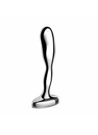 Стальной стимулятор простаты Stainless Steel Prostate Plug - 11,5 см. - b-Vibe - в Норильске купить с доставкой