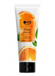 Лубрикант на водной основе OYO Aroma Gel Orange с ароматом апельсина - 75 мл. - OYO - купить с доставкой в Норильске