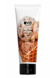 Лубрикант на водной основе OYO Aroma Gel Ice Cream с ароматом пломбира - 75 мл. - OYO - купить с доставкой в Норильске