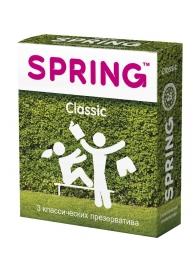 Классические презервативы SPRING CLASSIC - 3 шт. - SPRING - купить с доставкой в Норильске