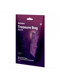 Фиолетовый мешочек для хранения игрушек Treasure Bag XL - Satisfyer - купить с доставкой в Норильске