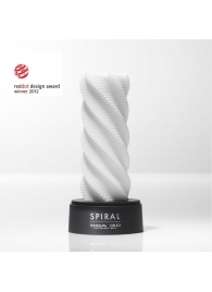 Белый 3D мастурбатор SPIRAL - Tenga - в Норильске купить с доставкой