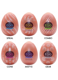 Набор из 6 мастурбаторов-яиц Tenga Egg Variety Pack V - Tenga - в Норильске купить с доставкой