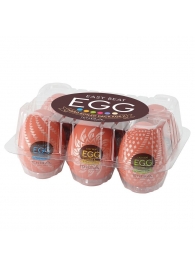 Набор из 6 мастурбаторов-яиц Tenga Egg Variety Pack V - Tenga - в Норильске купить с доставкой