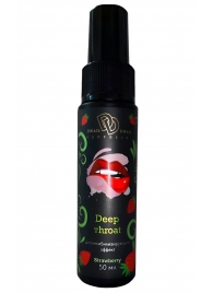 Спрей для горла Deep Throat с десенсибилизирующим эффектом и вкусом клубники - 50 мл. - БиоМед - купить с доставкой в Норильске