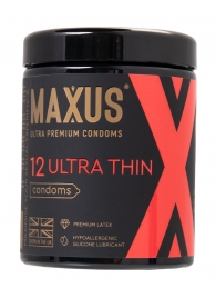 Ультратонкие презервативы MAXUS Ultra Thin - 12 шт. - Maxus - купить с доставкой в Норильске