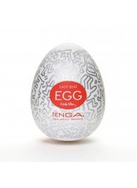 Мастурбатор-яйцо Keith Haring EGG PARTY - Tenga - в Норильске купить с доставкой