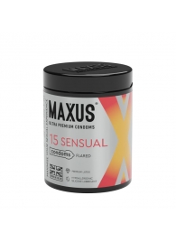 Анатомические презервативы MAXUS Sensual - 15 шт. - Maxus - купить с доставкой в Норильске