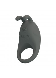 Серое эрекционное кольцо с вибрацией Master Ring - Baile - в Норильске купить с доставкой