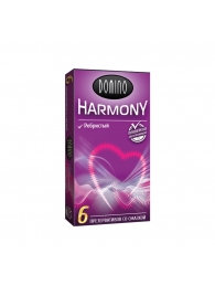 Презервативы с рёбрышками Domino Harmony - 6 шт. - Domino - купить с доставкой в Норильске