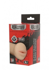 Нежный мастурбатор-ротик REALSTUFF 5INCH MASTURBATOR BJ - Dream Toys - в Норильске купить с доставкой