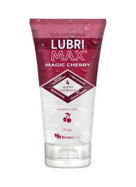 Интимный гель-смазка на водной основе Lubrimax Magic Cherry - 75 мл. - ИнтелБИО - купить с доставкой в Норильске