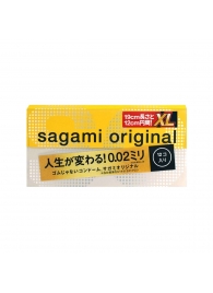 Презервативы увеличенного размера Sagami Original 0.02 XL-size - 12 шт. - Sagami - купить с доставкой в Норильске