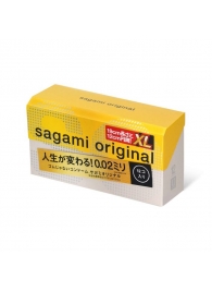 Презервативы увеличенного размера Sagami Original 0.02 XL-size - 12 шт. - Sagami - купить с доставкой в Норильске