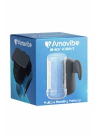 Инновационный робот-мастурбатор Black Knight с функцией пенетрации - Amovibe - в Норильске купить с доставкой