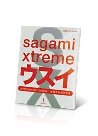 Ультратонкий презерватив Sagami Xtreme SUPERTHIN - 1 шт. - Sagami - купить с доставкой в Норильске