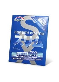 Презерватив Sagami Xtreme FEEL FIT 3D - 1 шт. - Sagami - купить с доставкой в Норильске