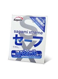 Презерватив Sagami Xtreme Ultrasafe с двойным количеством смазки - 1 шт. - Sagami - купить с доставкой в Норильске