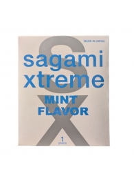 Презерватив Sagami Xtreme Mint с ароматом мяты - 1 шт. - Sagami - купить с доставкой в Норильске