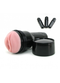 Мастурбатор-вагина Fleshlight - Vibro Pink Lady Touch с вибрацией - Fleshlight - в Норильске купить с доставкой