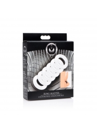 Комплект из 6 прозрачных эрекционных колец Ring Master Custom Ball Stretcher Kit - XR Brands - в Норильске купить с доставкой