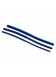Набор из 3 синих силиконовых уретральных расширителей Invasion Silicone Urethral Sound Trainer Set - XR Brands - купить с доставкой в Норильске